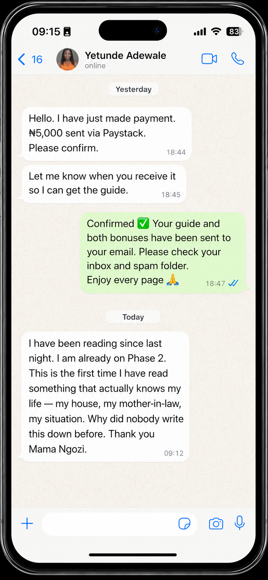 WhatsApp buyer result screenshot 4